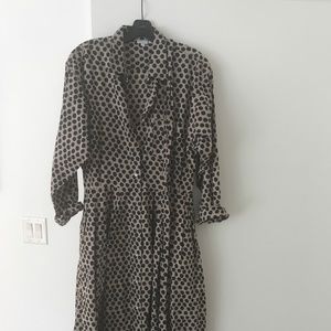 Rhode Resort cotton midi shirt dress with pockets